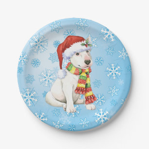 Prato De Papel Bull Terrier Natal