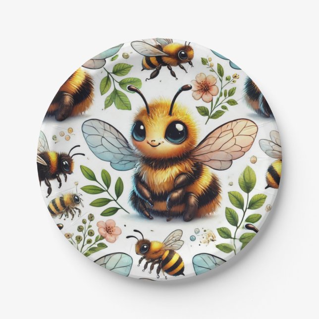 Prato De Papel Bumble of Joy (Frente)