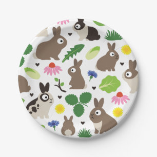Prato De Papel Bunnies E Seus Tratamentos