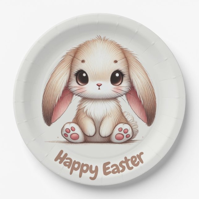Prato De Papel Bunny Eared Wonder (Frente)