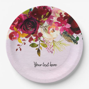 Prato De Papel Buquê de flores para todas as ocasiões