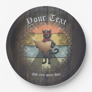 Prato De Papel Busca Sunset do gatinho Buccaneer