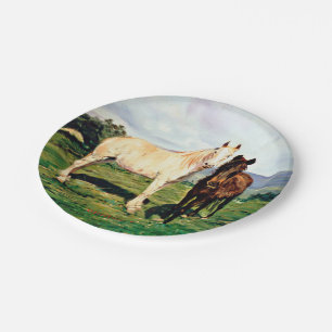 Prato De Papel Caballos/Cabalos/Cavalos