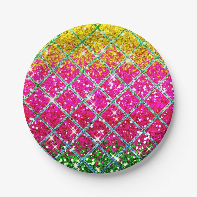 Prato De Papel Cacheskin rosa-reluz (Frente)