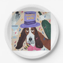 Cachorro Basset Hound Festeiro
