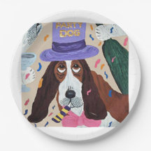 Cachorro Basset Hound Festeiro