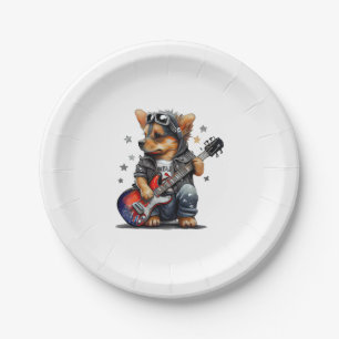Prato De Papel Cachorro Roll Rock Puppy (Cinco)