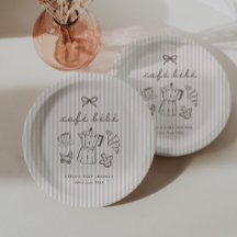 Cafe Bebe Chuveiro de Bebê Café Listrado