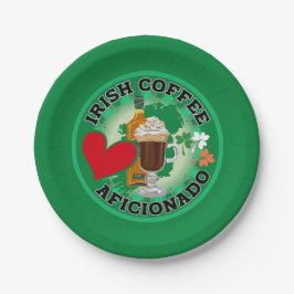 Prato De Papel Café irlandês Aficionado