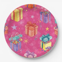 Prato De Papel Caixas com Candies, por Natasha Us