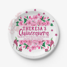 Prato De Papel Calçados de fada de jardim entonados - Lámpara ros