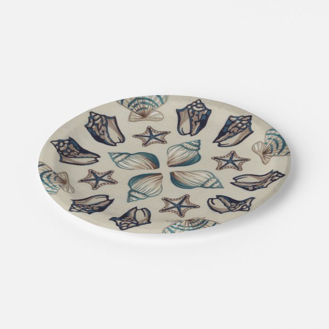 Prato De Papel Caleidoscópio Costeiro (Inclinado)