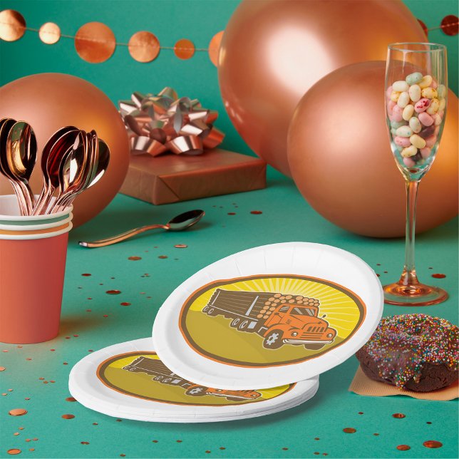 Prato De Papel Caminhão de Registro (Criador carregado)