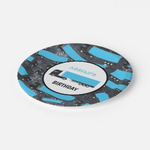 Prato De Papel Caminhões-Caminhão de Transporte Semirreboque Aniv