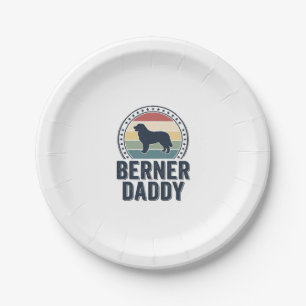 Prato De Papel Camisa Berner Daddy Vintage Dog Dad Vector Design_