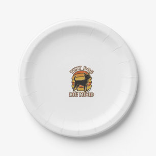 Prato De Papel Camisa de Amante de Chihuahua Desenho Engravado Re