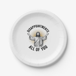 Prato De Papel Camisas Religiosas Vintage Desapontamentos Todos V