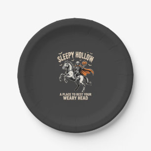 Prato De Papel Camiseta do Cavaleiro Sem Cabeça Sleepy Hollow Hal