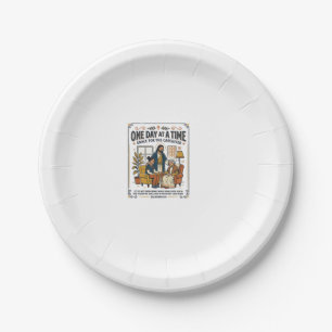 Prato De Papel Camiseta Gráfica Jesus Cuidando Pais Idosos Cristã