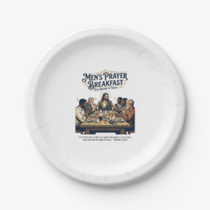 Prato De Papel Camiseta Inspiradora do Retiro de Fraternidade Jes