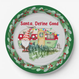 Prato De Papel Campanha de Natal Pensado