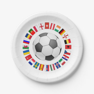 Prato De Papel Campeonato Europeu de Futebol de 2016