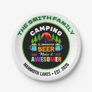 Prato De Papel Camping é Cerveja Incrível TornaIncrível-67357