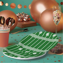 Prato De Papel Campo de Futebol