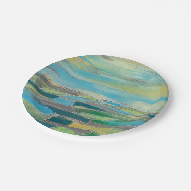 Prato De Papel Campo fragmentado I (Inclinado)