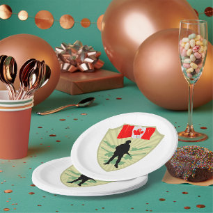 Prato De Papel Canadian Soldier Paper Plates