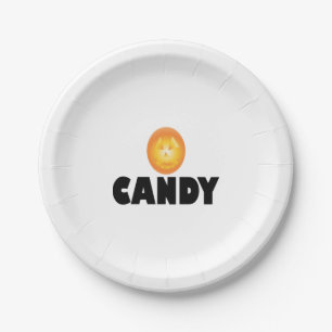 Prato De Papel Candy Halloween