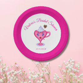 Prato De Papel Caneca de Chocolate Quente Sexy Doce Amor Noivado