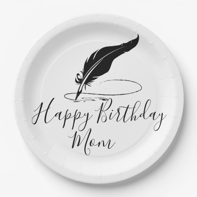 Prato De Papel Caneta tinteiro personalizada (Frente)