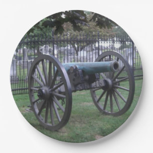Prato De Papel Canhão da guerra civil de Gettysburg