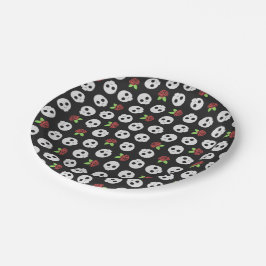 Prato De Papel Capas e Rosas