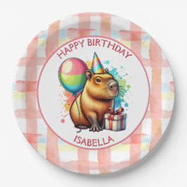 Prato De Papel Capybara themed Girl's Birthday Party