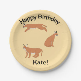 Prato De Papel Caracals