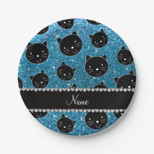 Prato De Papel Caras conhecidas feitas sob encomenda do gato