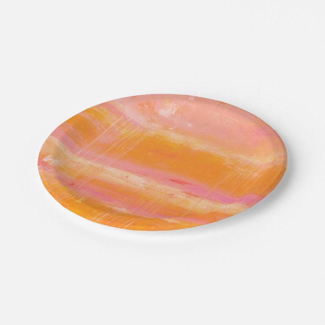 Prato De Papel Caribe Céu (Inclinado)