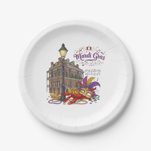 Prato De Papel Carnaval (Frente)