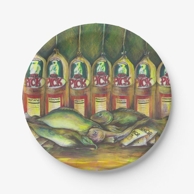 Prato De Papel Carne doce (Frente)