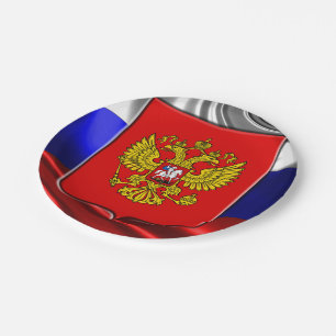 Prato De Papel Casaco de armas russas