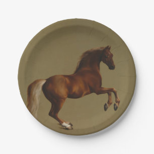 Prato De Papel Casaco de assobio do cavalo (por George Stubbs)