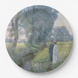 Prato De Papel Casal Noivo (Casamento e Matrimônio) (Noivado)