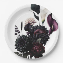 Casamento Branco Floral Romântico Sombrio