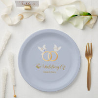 Casamento de Casal Azul de Boca Simples ADELLE