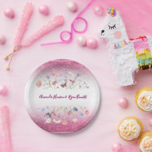 Casamento Floral Flor de Aquarela Rosa