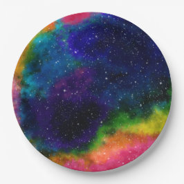 Prato De Papel Casamento Galáctico Sci-Fi