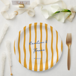Prato De Papel casamento italiano caprichoso doodle