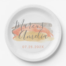 Casamento Minimalista de bonito Aquarela